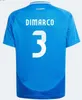 2024 2025 Italy Soccer Jerseys 125th Fan Player Version TOTTI CHIESA BARELLA BUFFON DE ROSSI PELLEGRINI TONALI DONNARUMMA 23 Italia Football Shirt kids kit