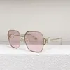 Designer retro metal sunglasses for business and leisure driving polarized light anti radiation and anti reflection womens luxury sunglasses