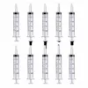 10pcs 20ml şırınga dudak için tek kullanımlık pipet DIY DIY DIY Lipgloss Base Yağ Dolma Ölçüm Aletleri İğne Toptan D8fj#