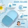 Silis Buz Rulo Kalıp Mini Taşınabilir Yüz Temizleme Aracı Soğuk Compr Yatıştırıcı Masaj Buz Kutusu Dayanıklı Cilt Bakım Aracı E8R3#