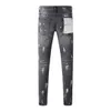 Brand Purple Brand Jeans American High Street en détresse Gris Paint 9039