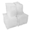 Cadeau cadeau 100pcs 15x20cm enveloppe en plastique blanc sacs d'emballage à bulles PE clair sac d'emballage antichoc double film