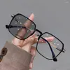 Óculos de sol quadros confortáveis óculos transparentes óculos de luz azul bloqueando com vista de quadro para proteção ocular unissex
