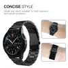 Bracelets de montre adaptés à Samsung Galaxy Watch 6 5 4 40 mm 44 mm 46 mm 5Pro 45 mm bande en acier inoxydable adaptée pour Amazfit Big Huawei 4 24323