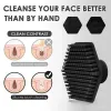 Nettoyage du visage Scrubber Silice Miniature Visage Nettoyage en profondeur Rasage Massage Visage Gommage Brosse Bain Masseur Brosse de nettoyage du visage C21o #