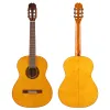 Guitar 6 String Classic Guitar 39 Inch Nature Color Full Size Western Guitar Without Truss Rod Suit For Beginner Free Shipping