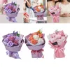 Decoratieve bloemen Soap Flower Bouquet Pography Props Mother's Day Gift Artificial for Party Engagement Wedding Thanksgiving Ceremony