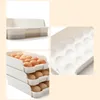 Storage Bottles Egg Holder For Refrigerator Kitchen Tray Stackable Container