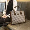 Сумка фабричного дизайна, новинка 2024 года, женская сумка большой емкости с принтом, сумка на одно плечо, модная текстура, портативная