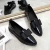 HBP Non-Brand New Style Spitze-Toe-Bowknot-Modekleidschuhe China Großhandel klobige Loafer-Schuhe für Frauen