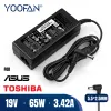 アダプター19V 3.42A 65W 5.5*2.5mm AC充電器ラップトップアダプターADP65DW用ASUS X450 X550C X550V W519L X751 Y481C電源