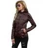 Women's Leather PU Jacket Female Motorcycle Jackets Outerwear Coat Lady's Clothing Plus Size Autumn Winter 2024