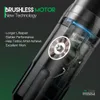 4,0 mm DragonHawk X5 Trådlös LED Display Rotary Brushless Motor Tattoo Machine Pen Battery Body Art Makeup Permanent Accessories 240315