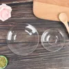 ティートレイガラスプレートトレイ耐熱円形透明スナック小さな野菜
