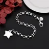 Necklace Earrings Set Silver Plated Pretty Star Bracelets For Women Fashion Party Wedding Accessories Christmas Gifts