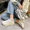 new waffle multi-layer thick bottom women's fashion sneakers soft light weight casual walking street shoes for women lady