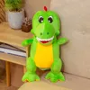 Animali di peluche ripieni 60 cm grande bambola morbida simpatico animale burattino a mano per bambini oggetti di scena per spettacoli teatrali bambola horror dinosauro panda peluche regalo per bambini L240320