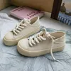 Buty swobodne Trend Sneakers Kobieta wulkanizowana płótno żeńska wiosenna jesienna mieszkanie kobiety tenis sportowy panie