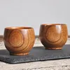 Cups Saucers Anti-corrosion Classical Japanese-style Handmade Jujube Wooden Bar Drinkware Cup Tea Drinking Coffee