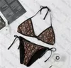 Kobiety bikini kontrast kolor bikini designerka stroje kąpielowe kostiury kąpielowe projektanty damskie stroje kąpielowe projektant seksowne bikini dwupoziomowe kostium kąpielowy moda pływania