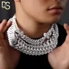 Hip Hop Jewelry Pass Diamond Test Infinite Cuban Bracelet Necklace Silver Moissanite Iced Out Cuban Link Chain