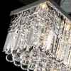 Żyrandole Proste nowoczesne K9 Crystal żyrandol LED Restauracja salon prostokątna Lampa Dostępna różnorodność rozmiarów