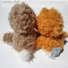 Animaux en peluche 25 cm conception mignonne mouton jouets en peluche rose Lucy Jolly Mah Litt agneau peluche jouet poupées en vêtements de loups pour enfants cadeau L240320