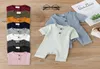 Sexig bodysuit sommar barnkläder spädbarn småbarn baby kläder romper jumpsuit outfits solid bomull nyfödda baby pojkar flickor kläd2500176