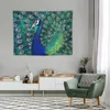 Tapestries Peacock Tapestry Wall Hanging Decor Decorations For Room Home And Comfort Tapete The