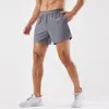 LL yoga shorts de sport d'été shorts de course décontractés pour hommes pantalons de basket-ball minces en gros pantalons de fitness à séchage rapide