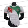 22 23 24 25 Jerseys de futebol da palestina Carrasco Camisa de futebol branco preto Salas curta Salas Home Away Maillot de Foot Camiseta Futbol 2024 2025 Jogador