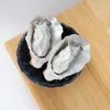 Decorative Flowers BBQ Oyster Model Creative Simulation Seafood Props Collectible Dollhouse 10pc/lot