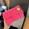 Designer Bag Tote Clutch Flap Handbag äkta läder Mini Square Fat Chain Bag Baguette Bag Travel Crossbody Summer Purse Wallet Diamond Lattice 48 Uette