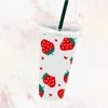 Raamstickers UV DTF Transfer Sticker Fruit Banaan voor de 24oz Libbey Bril Wraps Flessen Koude Cup Kan DIY Waterdichte Aangepaste Decals