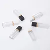 groothandel Wit Zwart Top 7 ml Frosted Lipgloss Tube Met Logo Custom Clear Lipstick Lipgloss Lege Buizen Flessen Ctainers C3L8 #