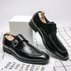 Casual Shoes Italian Fashion Men's Loafers High End Places Formal Genuine Leather Business Soft Sole Comfortable