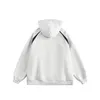 Designer français hommes poche veste à capuche mode sweat à capuche marque dames de luxe étiquette à manches sweat à capuche décontracté