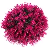 Boule de fleurs décoratives pour plafond, boule d'herbe d'eucalyptus, plante artificielle topiaire, fausses boules en plastique de buis