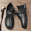 Casual Shoes Men's Leather High Top Quality Luxury Moccasins Business Elegant For Men Dress Driving Formal Fashion Outdoor
