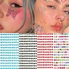12 couleurs Party Festival Decorati visage corps coloré Diamds bijoux autocollants 437 pcs/feuille auto-adhésif ombre à paupières Diamd D7wy #