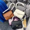 Petit sac à main carré en peau pour femmes, sacs à bandoulière, nouveau sac Tofu avec boîte scellée en plastique