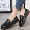 Sıradan Ayakkabı Bayanlar Flats Sığ Kadınlar Yumuşak Sole Balerin Chaussures Femme Loafers Bale Düz Anne Ayakkabı