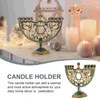 Candle Holders Wedding Living Room Vintage Christmas Decorations Modern Candlestick Alloy Metal Table