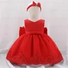 Vestidos de niña Vestido de tutú de encaje Vestidos de boda para bebé Fiesta para niños durante 2 años Cumpleaños Princesa infantil