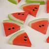 Decorative Flowers 6pcs Fake Fruit Slices Faux Watermelon Food Party Decoration Pography Props High Simulation Slice Model