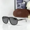 Солнцезащитные очки 2024, модные солнцезащитные очки для вождения FT1024, мужские ретро-оттенки, роскошные брендовые качественные женские винтажные солнцезащитные очки UV 400
