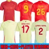 24 25 Futbol Forması Morata Ferran Asensio 2024 Euro Kupa Milli Takım Futbol Gömlek 2025 Erkek Çocuk Kiti Eve Set Camisetas Rodri Olmo Ansu Fati