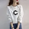 Sudaderas con capucha para mujer, sudaderas para niña, sudadera informal con estampado de letras para mujer, ropa informal suelta de manga larga de gran tamaño, jerséis para mujer de otoño e invierno