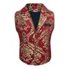 Men's Vests Suit Waistcoat Daily Holiday Button Casual Decorative Pattern Fashion Formal Men Single Breasted Slim Fit Stylish