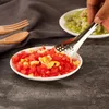 Skedar 6 st slitsade sked matlagning för kök kaviar sfärifikation rostfritt stål prylar